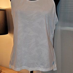 NWOT New Balance NBICE White Workout Tank in Size Large